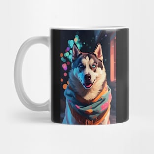 Cute Cozy Siberian husky Mug